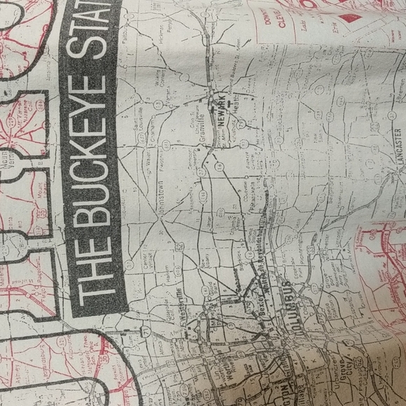 Map of Ohio Tshirt Vintage Large - Picture 4 of 9